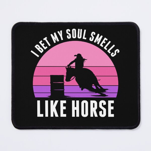Item preview, Barrel Racing Women Girls I bet my Soul Smells Like Horse designed and sold by BlueBerry-Pengu.