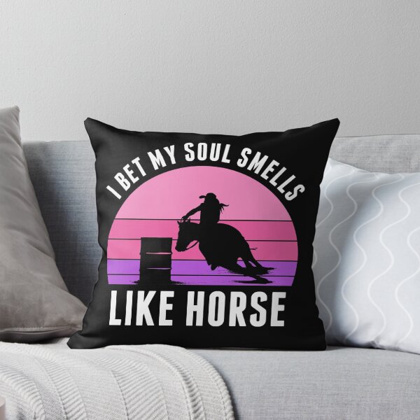 Item preview, Barrel Racing Women Girls I bet my Soul Smells Like Horse designed and sold by BlueBerry-Pengu.