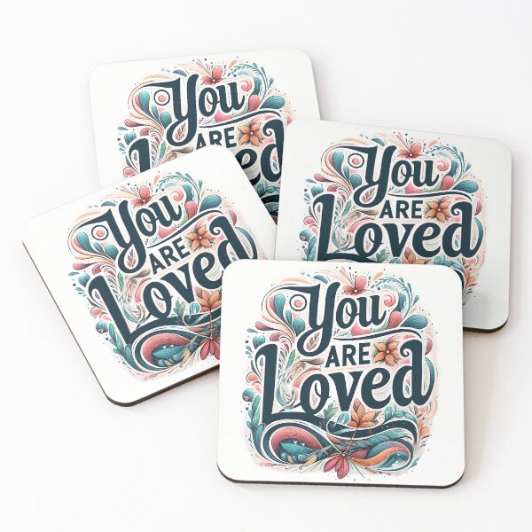 Item preview, you are loved, typography designed and sold by maxmaj.
