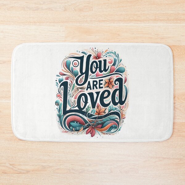 Item preview, you are loved, typography designed and sold by maxmaj.