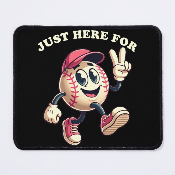Item preview, Womens Girls Baseball Just Here for the Snacks Softball designed and sold by BlueBerry-Pengu.