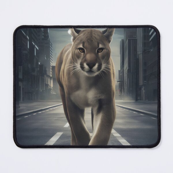 Item preview, Puma on patrol of city streets. designed and sold by MyHappyArtShop.