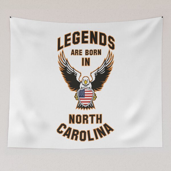 Item preview, Legends are born in North Carolina designed and sold by beloknet.