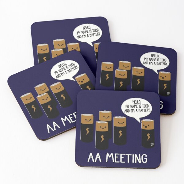 Item preview, AA MEETINGS designed and sold by THE AMERICAN TEEVANGELIST.