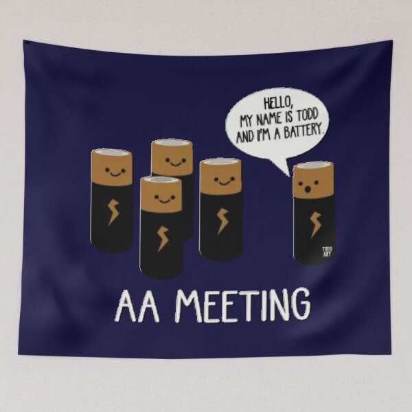Item preview, AA MEETINGS designed and sold by THE AMERICAN TEEVANGELIST.