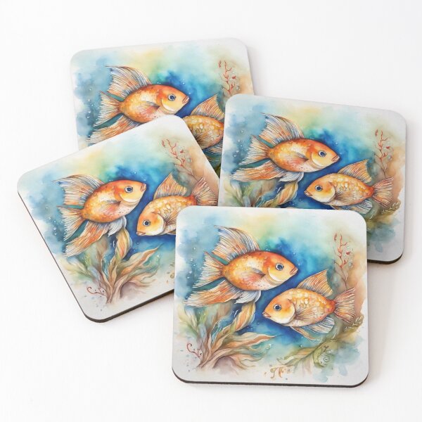 Item preview, Fish couple designed and sold by ZeusGallery.