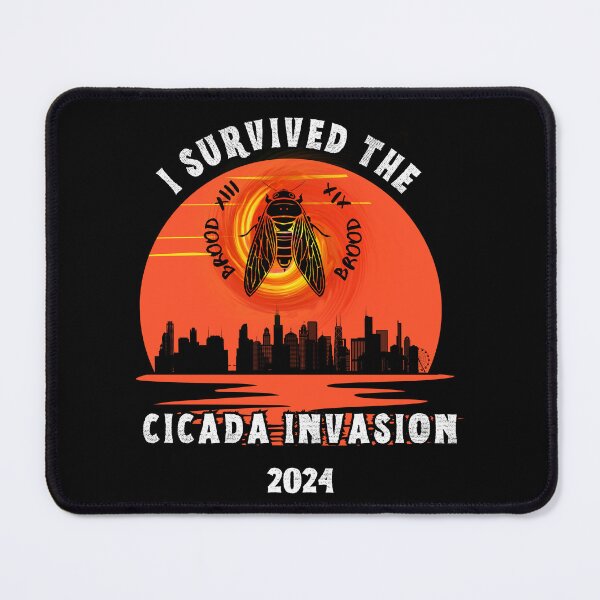 Item preview, I Survived the Cicada Invasion 2024 designed and sold by ZenZooVibes.