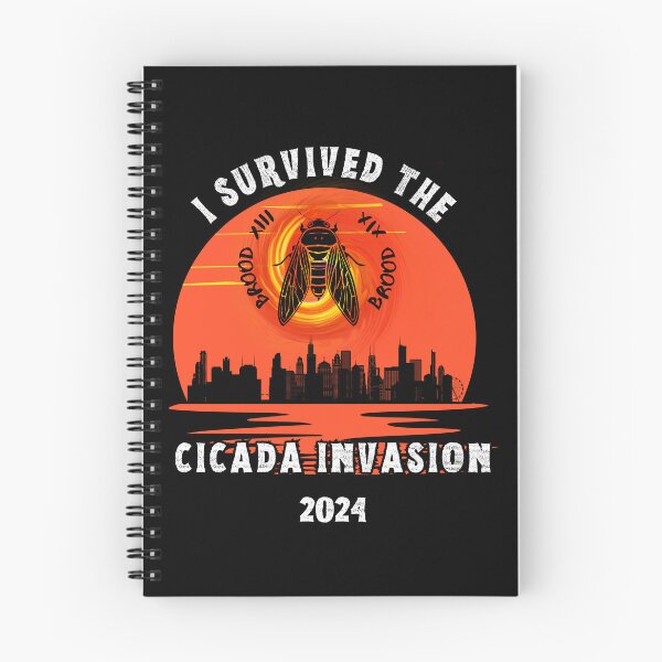 Item preview, I Survived the Cicada Invasion 2024 designed and sold by ZenZooVibes.