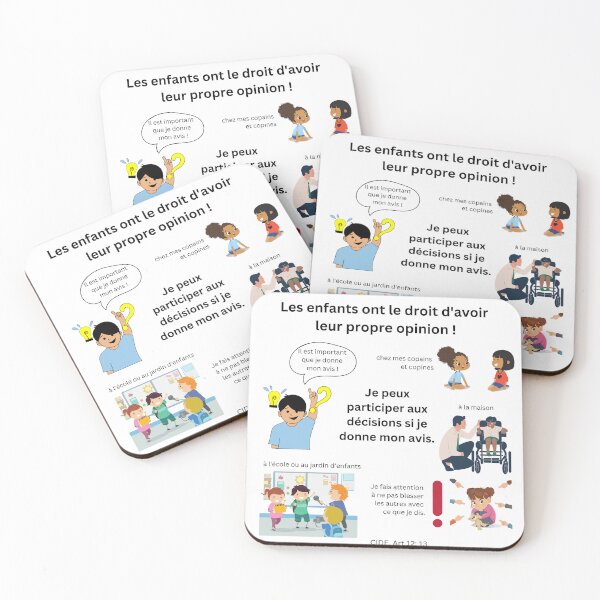 Aperçu de l'œuvre Les enfants ont droit à leur propre opinion ! créée et vendue par Utopia-dreams.