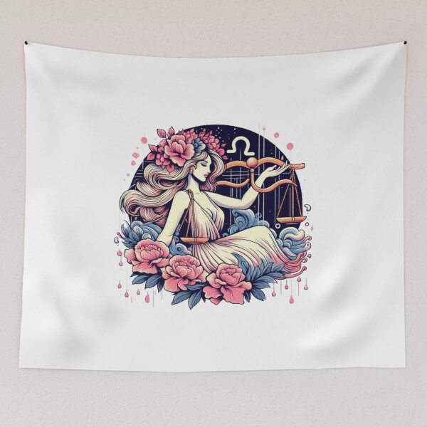 Item preview, Cosmic Balance: The Harmony of the Libra Sign designed and sold by FreedomFrames.