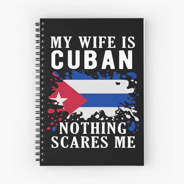 Item preview, My Wife Is Cuban Nothing Scares Me Cuba Flag designed and sold by OX-tright.
