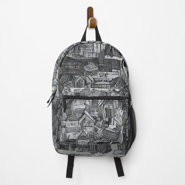 Item preview, Chaotic city print designed and sold by Attic-Junk.