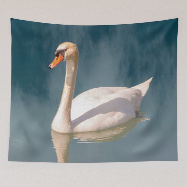 Artikelvorschau, The swan in the fog entworfen und verkauft von creefot.