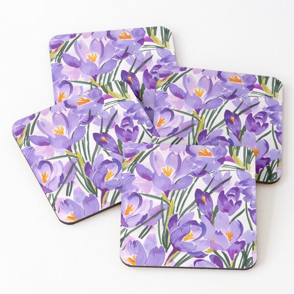 Item preview, Watercolor Crocuses designed and sold by SophieClimaArt.