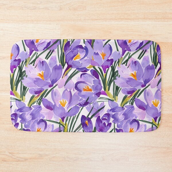 Item preview, Watercolor Crocuses designed and sold by SophieClimaArt.