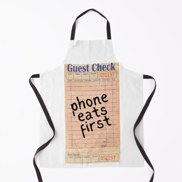 Item preview, Phone eats first! designed and sold by SilverSaddleCo.