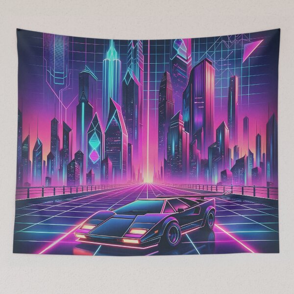 Item preview, Cyberpunk Metropolis designed and sold by JuniperFinch.