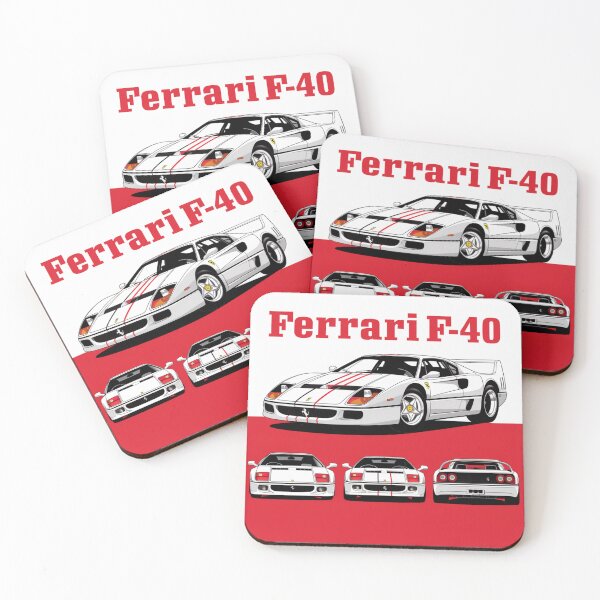 Item preview, Ferrari F-40: A Monochromatic Perspective designed and sold by Colorful-Garden.
