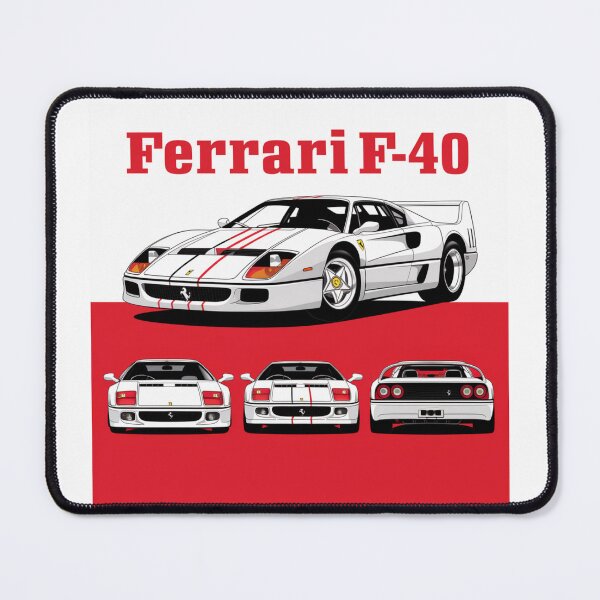 Item preview, Ferrari F-40: A Monochromatic Perspective designed and sold by Colorful-Garden.