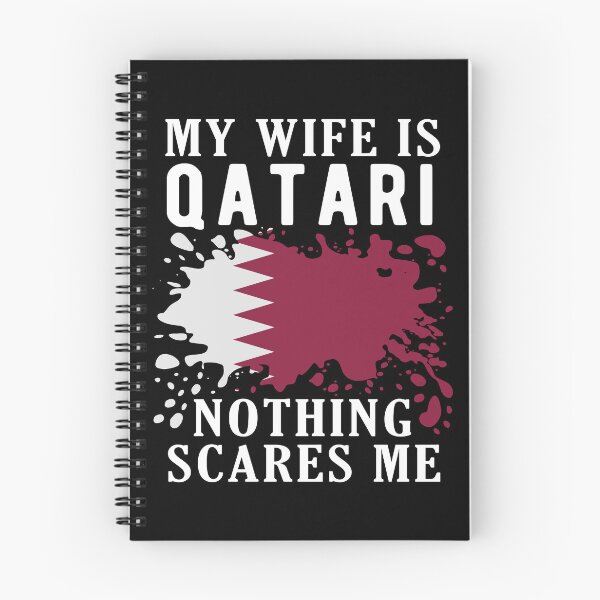 Item preview, Mi esposa es qatarí Nada me asusta Bandera de Qatar designed and sold by OX-tright.