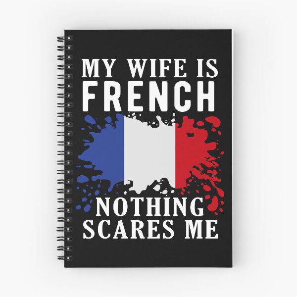 Item preview, My Wife Is French Nothing Scares Me France Flag designed and sold by OX-tright.