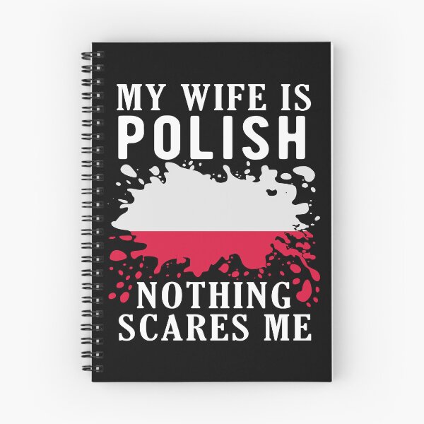 Item preview, My Wife Is Polish Nothing Scares Me Poland Flag designed and sold by OX-tright.