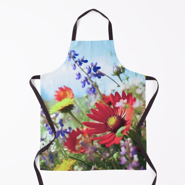 Item preview, Meadow flowers, fild of wild flowers: purple, red, yellow, white. designed and sold by MoonCatLab.