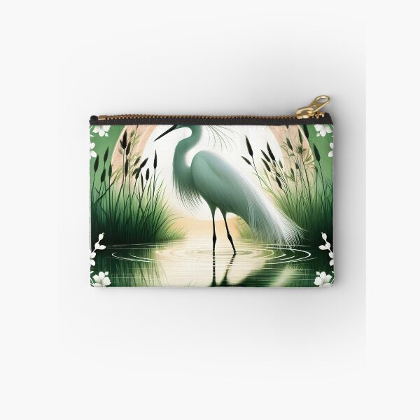 Item preview, Whispers of Dusk: A Serene Egret Scene designed and sold by EmeraldeaArt.