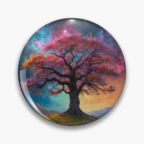 Artikelvorschau, Himmlisches Baldachin – Eine kosmische, baumartige Traumlandschaft entworfen und verkauft von Animepic222.