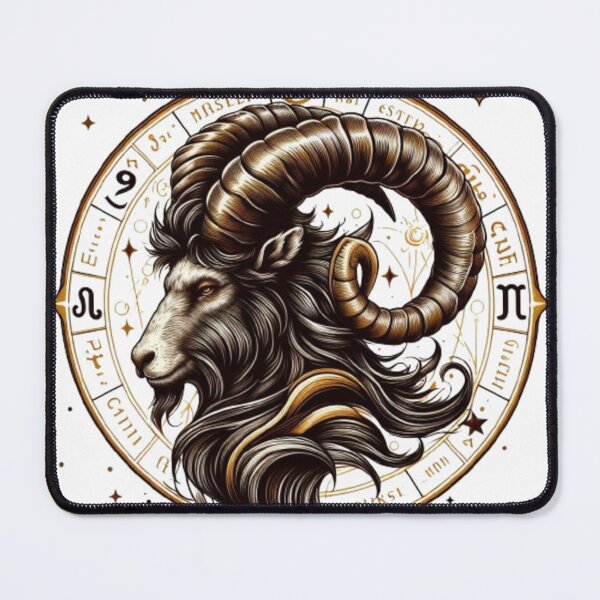 Item preview, Capricorn: Determination and Ambition Soaring to the Top designed and sold by FreedomFrames.