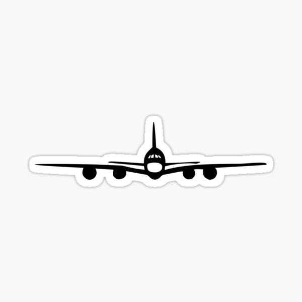 Vintage Airplane Adventure - Retro Aircraft Artwork Sticker