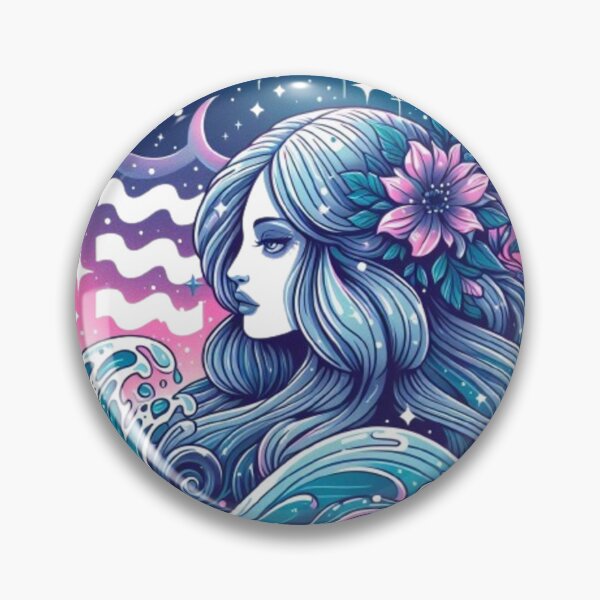 Item preview, Aquarius: The Free Spirit of the Waves of Knowledge designed and sold by FreedomFrames.