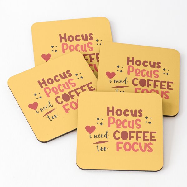 Item preview, hocus,pocus,coffeee,focus designed and sold by Einsteinshop.
