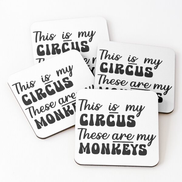 Item preview, This Is My Circus These Are My Monkeys Funny Mothers Day designed and sold by TKsTees.