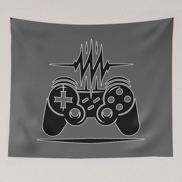 Artikelvorschau, Electric Pulse: Strichzeichnungen für Gaming-Controller entworfen und verkauft von Dezainz.