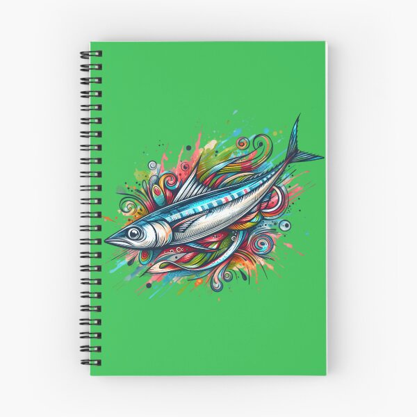 Item preview, A beautiful anchovy with colorful background with several leaves. designed and sold by Marcoshop10.