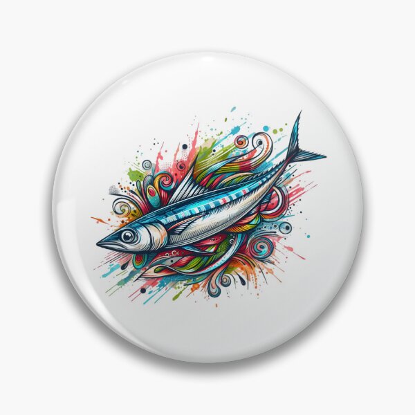 Item preview, A beautiful anchovy with colorful background with several leaves. designed and sold by Marcoshop10.