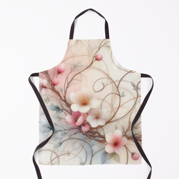 Item preview, Delicate flowers with tendrils in pastel designed and sold by bernhagen.