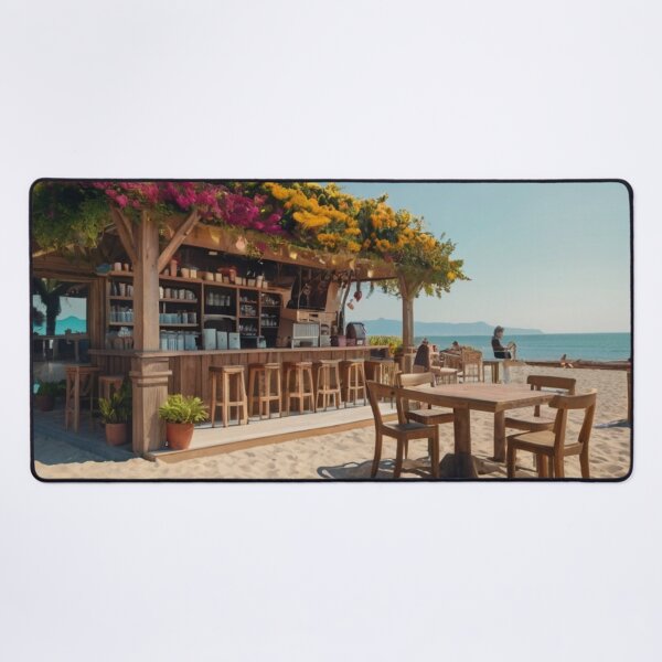 Item preview, Oceanview Flower Café designed and sold by BlareBlare.