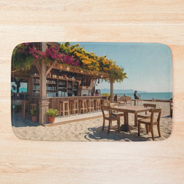 Item preview, Oceanview Flower Café designed and sold by BlareBlare.