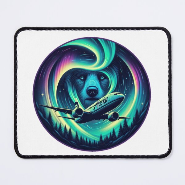 Item preview, Alaska airlines grizzly bear silhouette logo designed and sold by Expressions-Sel.