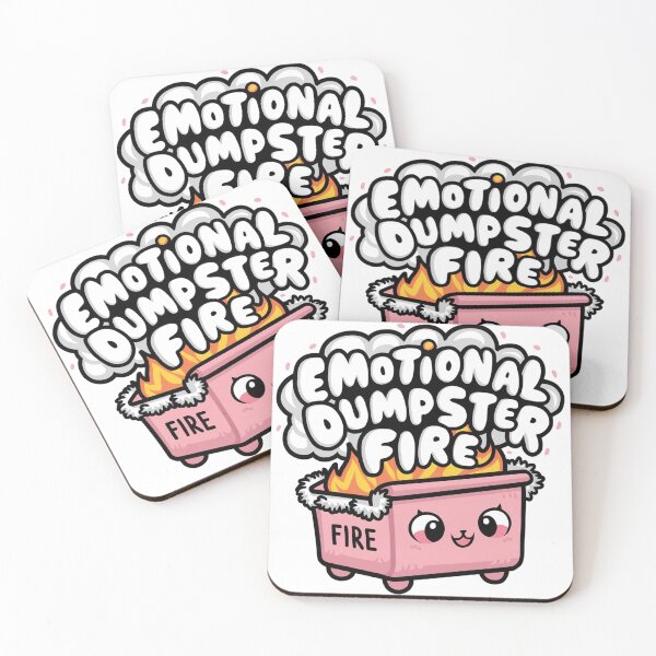 Item preview, EMOTIONAL DUMPSTER FIRE designed and sold by yessytenra.