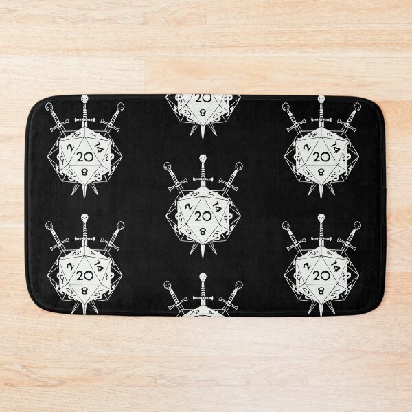 Item preview, echos of a crit: fighter echo knight DnD dice (white) designed and sold by TheDoodlemancer.
