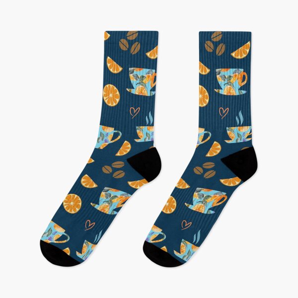 Item preview, Coffee and Citrus Delight: Whimsical Pattern designed and sold by adriaquart.