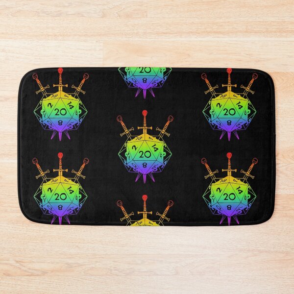 Item preview, echos of a crit: fighter echo knight DnD dice (rainbow) designed and sold by TheDoodlemancer.