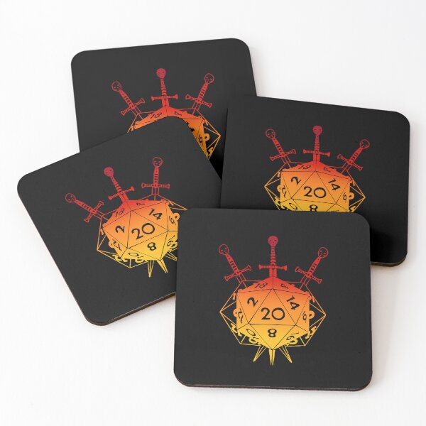 Item preview, echos of a crit: fighter echo knight DnD dice (fire) designed and sold by TheDoodlemancer.