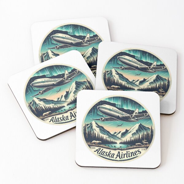Item preview,  Alaska airlines taiga landscape logo designed and sold by Expressions-Sel.