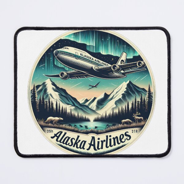 Item preview, Alaska airlines taiga landscape logo designed and sold by Expressions-Sel.