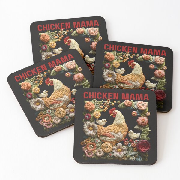 Item preview, Chicken Mama Art: Charming Rustic Artwork For Your Home designed and sold by elynne9.