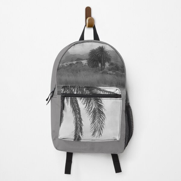 Item preview, La Charca de Maspalomas Scenic Landscape in Black and White designed and sold by KaSaPo.
